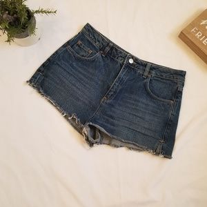 Topshop Moto Mom Cutoff Shorts